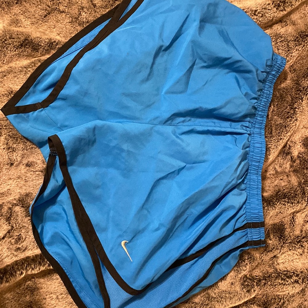 blue nike shorts